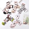 Summer Women Socks Ultra-thin Transparent Crystal Silk Socks Women Cartoon Print Japanese Kawaii Cute Funny Elastic Long Socks