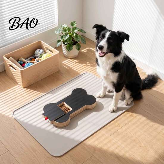 Strumento per la cura delle unghie del cucciolo, Tavola antigraffio regolabile per cani con dispenser di snack, Pad in legno per limare le zampe degli animali domestici, Giocattolo interattivo per cani con zampe senza stress