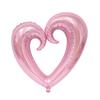 10pcs 36-Inch Giant Heart Foil Balloons with Hook for Wedding Valentine's Day & Birthday Party Decor Helium Ballon