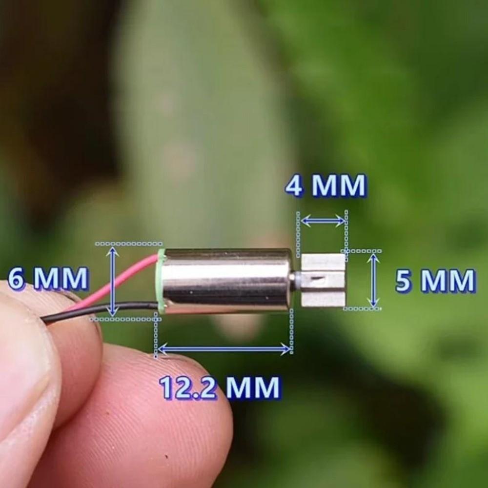 2pcs/set DC 1.2V 1.5V 2.4V Tiny Coreless Vibration Motor 6mm*12mm DIY Toothbrush Toy Massager