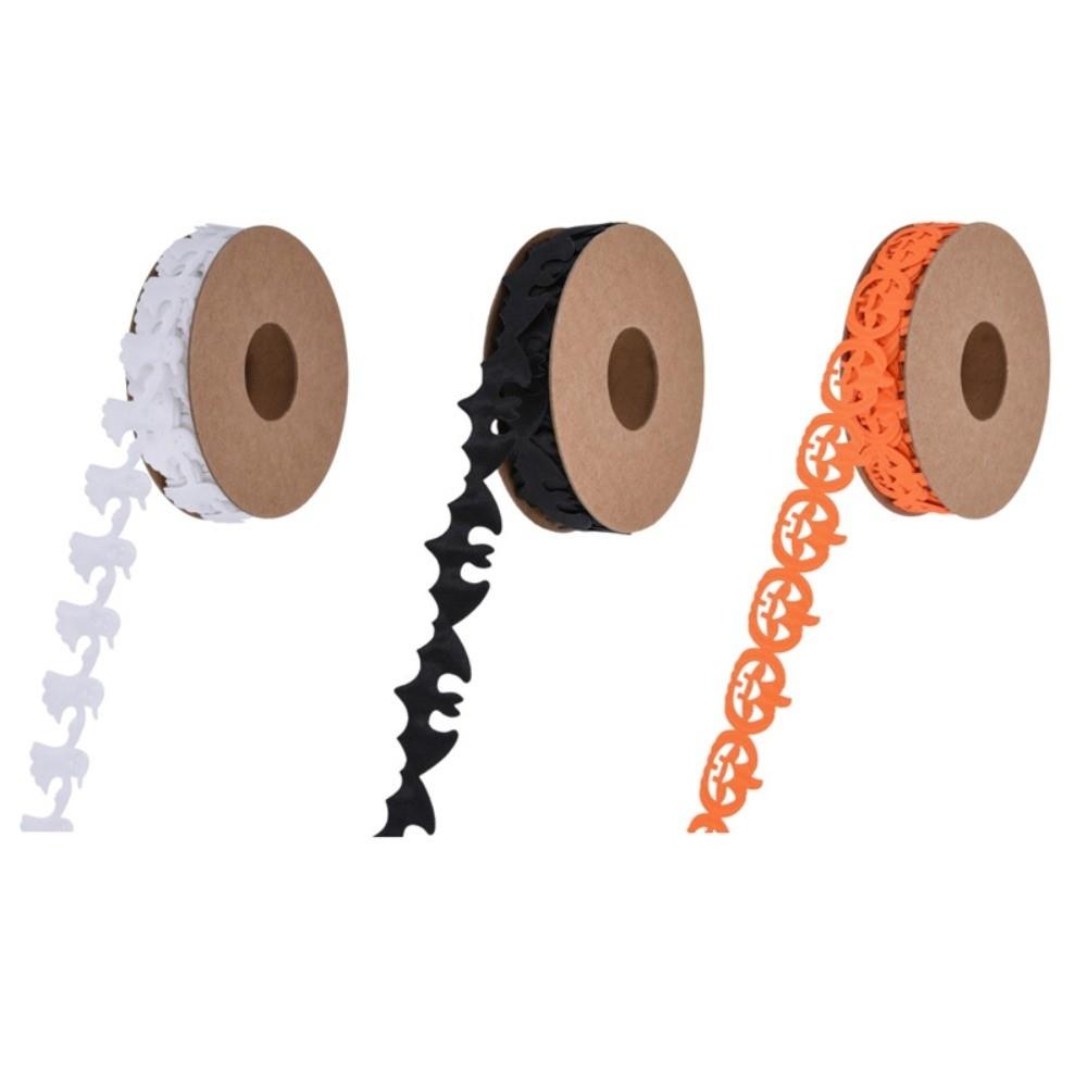 Ghost Halloween Decorative Ribbon Bat DIY Ribbon Strips  Party Decor