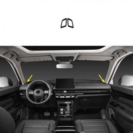 Dashboard AC L&R Air Outlet Vent Glossy Black For Honda CRV CR-V Trim -2024