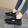 Women's Hollow Eyelets Thick Bottom Sneakers Flat Summer Sports Outdoor Running Shoes