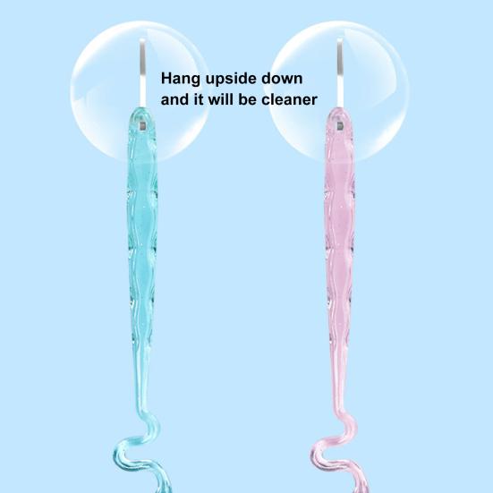 Yousheng Toothbrush with Hanging Hole Design S-Shaped Vertical Brush Soft Bristles Anti-Slip Handle Toothbrush