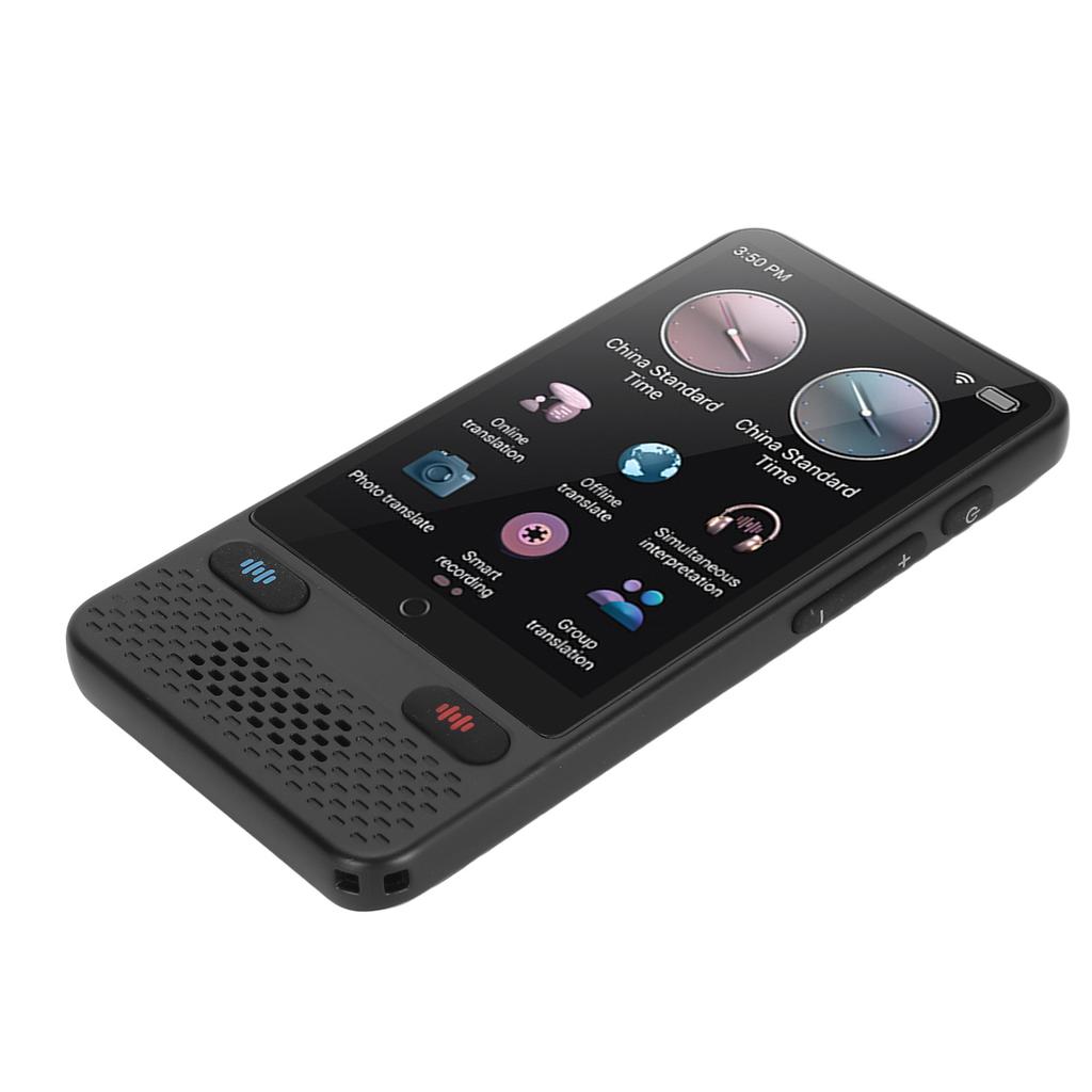 Voice Translator Online 138 Languages Touchscreen Support WiFi Hotspot Offline Photo Recording 2 Way Translation Device