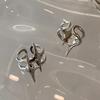 Y2K Hip Hop Silver Color Copper Stars Open Rings for Women Men Fashion Adjustable Couple Rings Vintage Ring Jewelry Gift