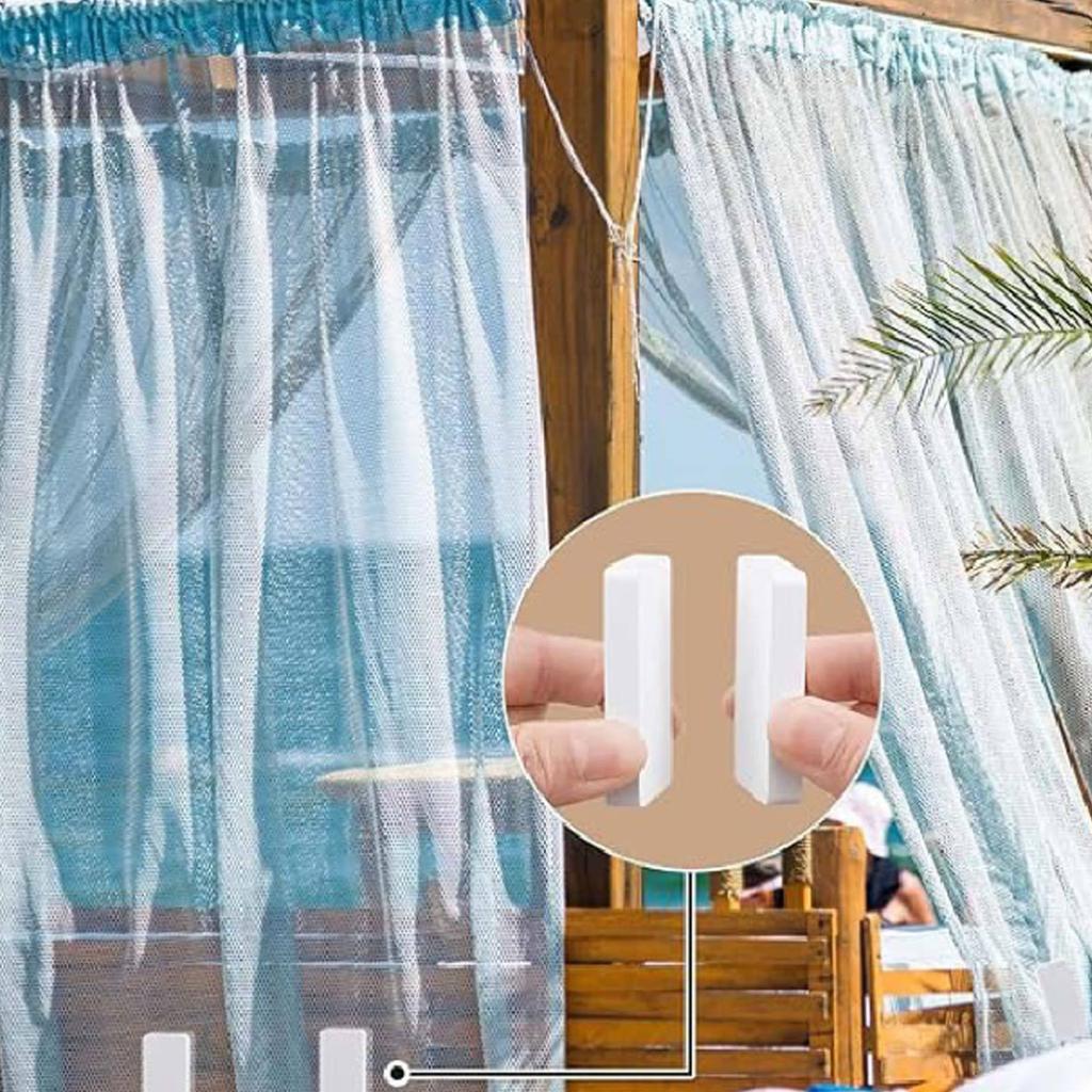 12Pcs Outdoor Magnetic Curtain Weights Waterproof Drapery Magnets Accessory for Shower Curtains Tablecloths Flags