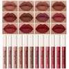 QiBest Non-Stick Lip Glaze Matte Matte Liquid Lipstick Non-Fading Lip Gloss