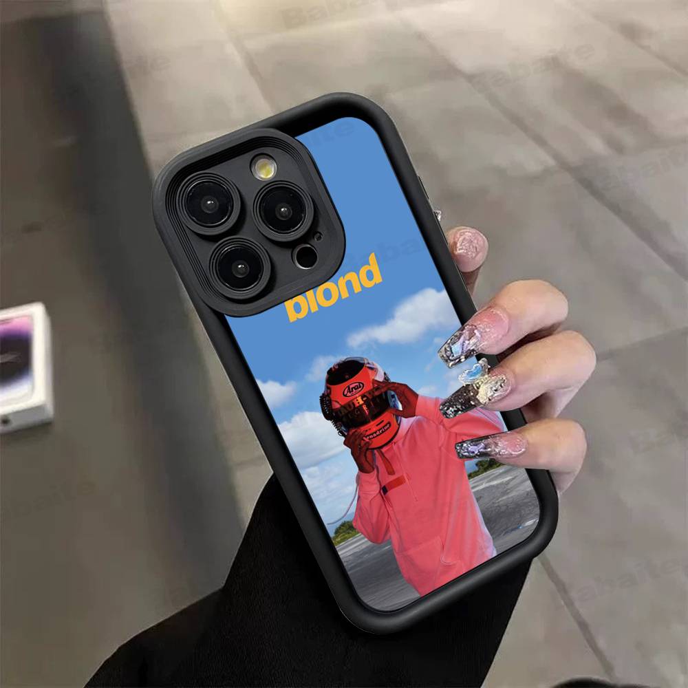 

Album F-Frank O-Ocean Rap Phone Case For IPhone 17 16 15 14 13 12 11 Pro Max Mini Plus Soft TPU Back Cover iPhone 15 plus