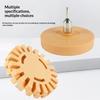Autolackbohrer Kompatibles Gummi-Aufkleberentferner Rad Radiergummi Rad Vinylaufkleber Streifenband Klebstoff Reinigungsgerät 1Set
