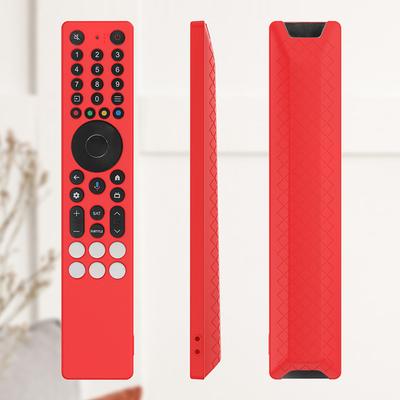 For TCL RC833A Silicone Remote Control Case with Lanyard Drop-Proof RC Cover Waterproof Television RC Shell Smart TV Accessories