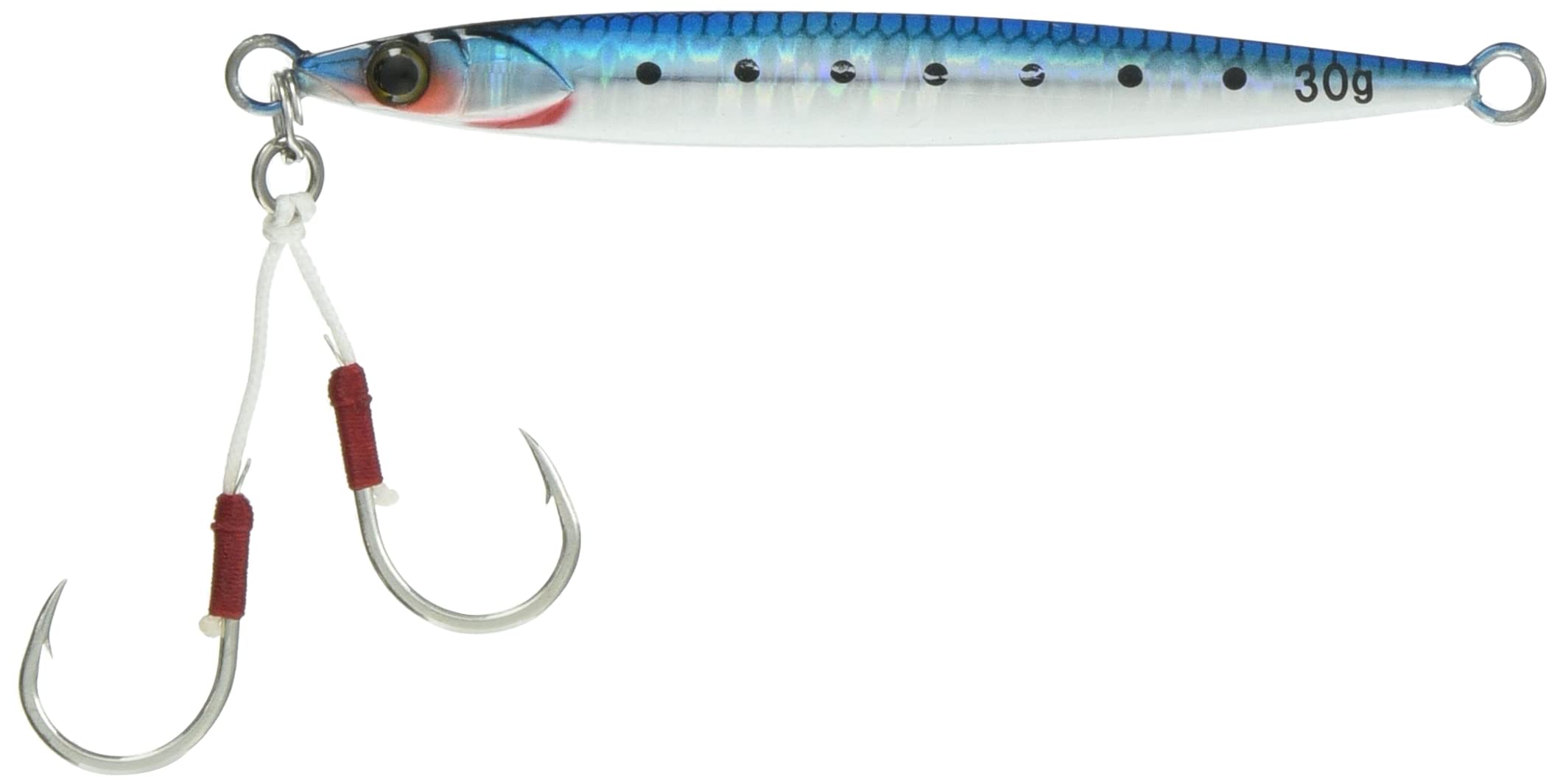 JACKALL Big Backer Metal Stick 30g Wave Jig/Slide Sardine/Magma Holo.