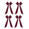 Weihnachts-Samt-Stuhl-Schleifen Krawatten Stuhllehnen-Bänder Schärpen Set für Hochzeiten und Veranstaltungen zur Verschönerung der Veranstaltungsorte