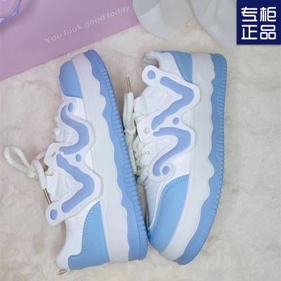 Autumn New 2024 Thick-soled Little White Shoes Women's Spring and Autumn Versatile Casual Original Shoes American Trend Design Board Shoes