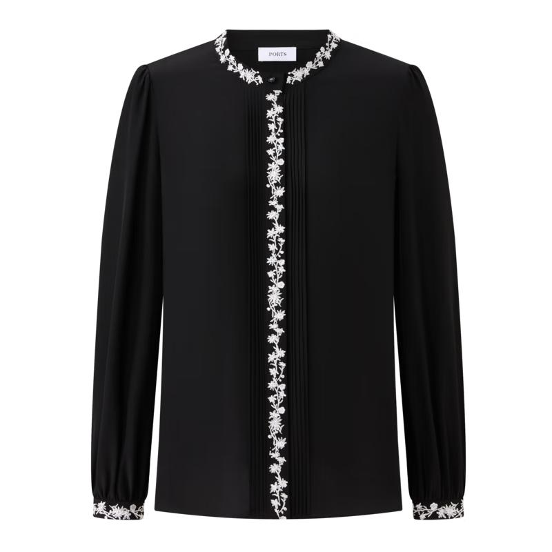 

PORTS 2024 Autumn Collection Long Sleeve Silk Shirt 2
