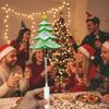Warm Light Christmas Tree LED Lights Handheld Handheld Luminous Toy Santa Claus Flash Wand  Gift