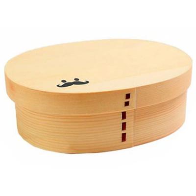 Mit Bart Große Bento-Box Einfaches Holz Lackware Zeder Feuchtigkeitsspendend Naturholz Weiß Beilagen Trennwände Lack Lunchbox Student Pendeln