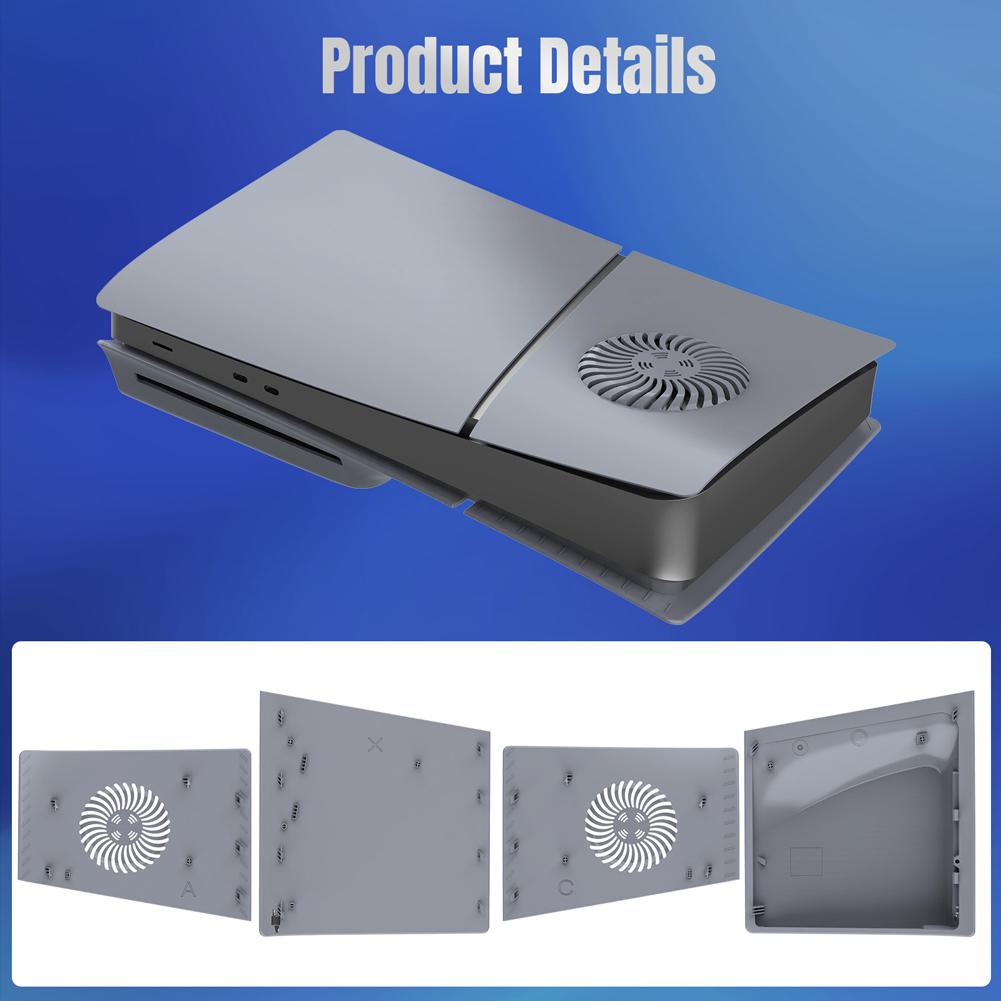 30. výroční kryty pro konzoli PS5 Slim Prémiový ABS přední panel krytů s větracím otvorem Náhradní přední panel pro PS5