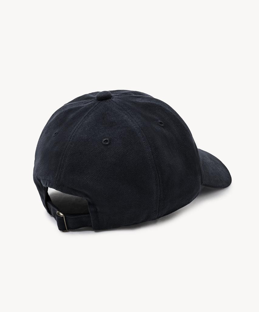 LADY VOLUME Begin Again Cotton Ball Cap (Black)