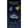 Echte kabellose In-Ear Bluetooth-Kopfhörer Bunte Atmende Lichter Digitales Display Sportkopfhörer