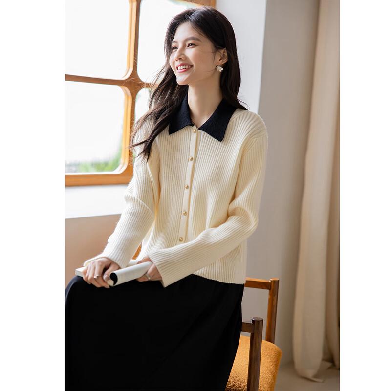 ITISF4 Elegant Knit Cardigan & Skirt Two-Piece Set
