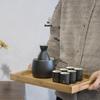 Nanshan Czarny Ceramiczny Ciepły Zestaw do Sake