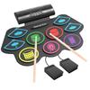 Portable Electronic Drum Set for Kids and Beginners - Hand-Rolled Snare with Rhythm Practice