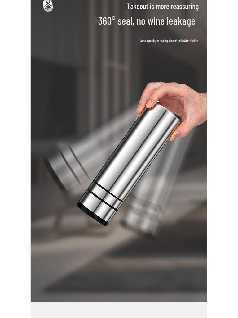 New 316 Stainless Steel Insulated Cup with Quick-Open Lid and Tea Separator