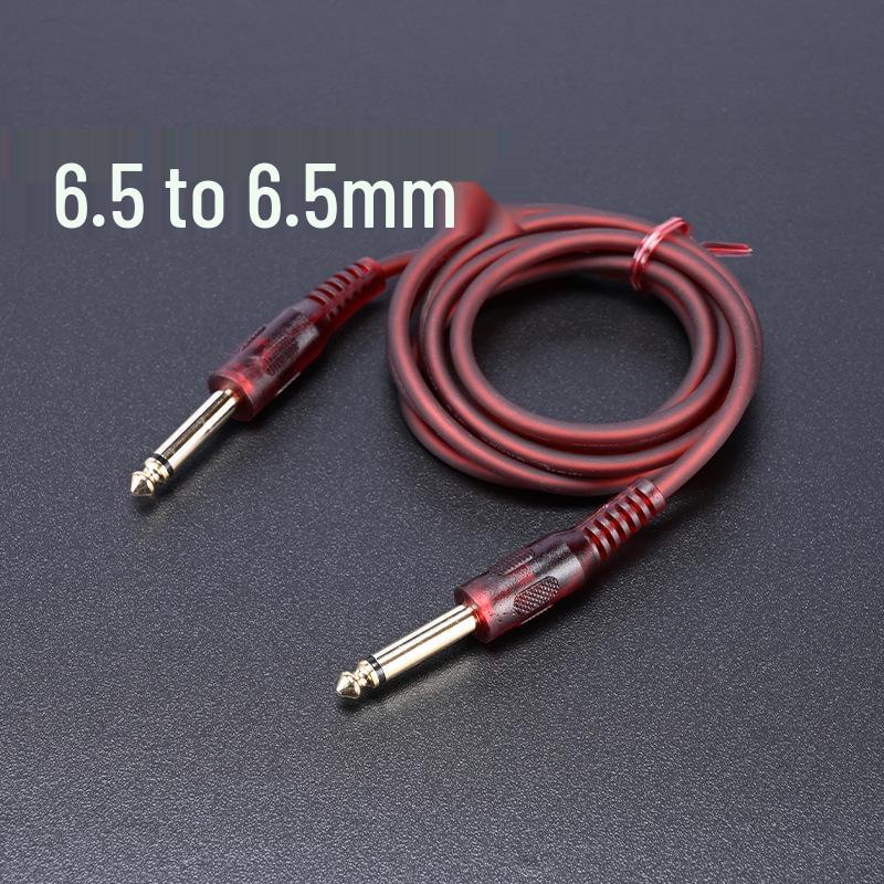 3.5 To 6.5mm Audio Cable: Guitar Mixer, 6.35mm Mono, Antifreeze, Pure Copper, Lossless for Computer/Phone Connection.