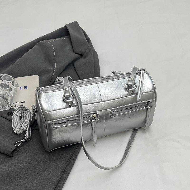 Retro One-shoulder Armpit Bag for Women Casual Backpack Large Capacity Shopping Travel Bags Monochromatic Fashion New