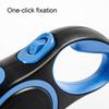 Dog Retractor with Automatic Rebound Traction Rope Dual-Compartment Poop Bag Adjustable Brake Button Dog Retractable