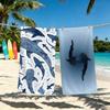 Towel For Outdoor Camping Beach Towel Shark Super Absorbent Whale Quick-Drying Anime Summer Cartoon Towel
