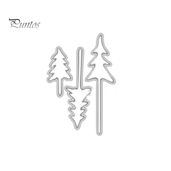 Cutting Die Christmas Tree Exquisite Carbon Steel Multipurpose Die Cutting for Greeting Cards