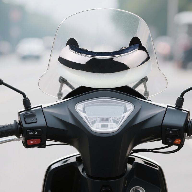 Mirrors For Motorcycles 180 Degree Wide Angle Safety Rear View Mirror Wide Angle Adjustable Wind Screen Mount Blind General For