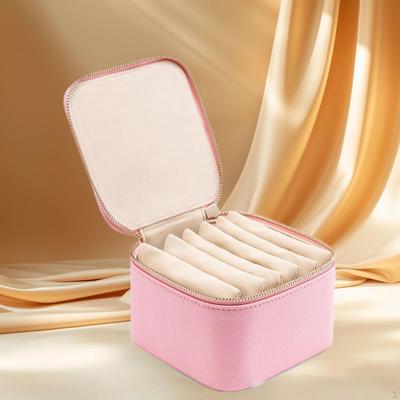 Reise-Schmuckschatulle für Damen, Aufbewahrungsboxen für Ohrringe, Halsketten und Ringe, kleiner Organizer