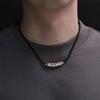 JMXD-Fashion Versatile Auspicious Cloud Passepartout Pendant, Retro Ethnic Style Collarbone Chain