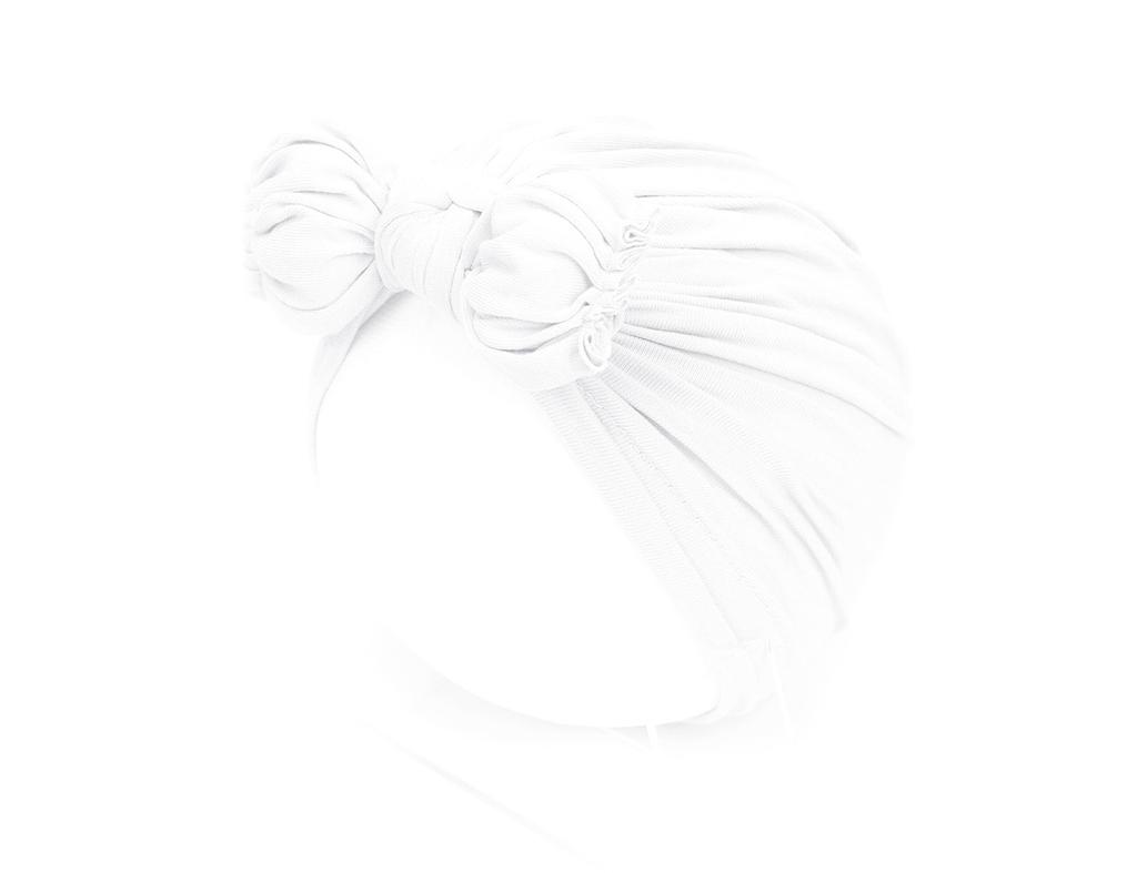 2021 new pleated baby hat bow children's hat baby solid color knotted pullover hat Indian hat