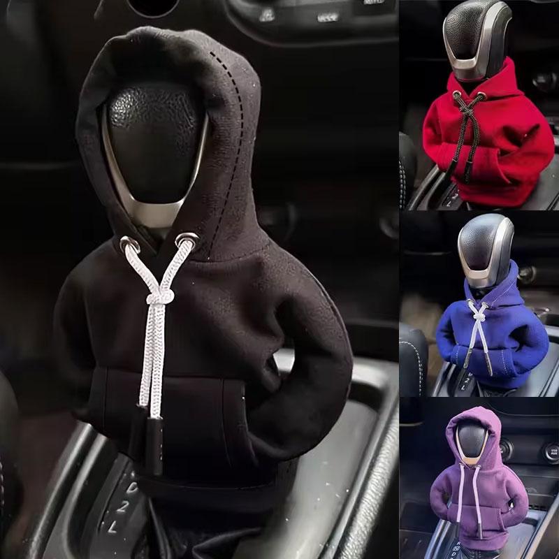 Dustproof Car Gear Shift Cover Hoodie Decorative Accessory for Car Gear Shift Knob Car Interior Available in all Four Seasons