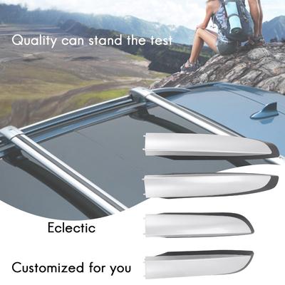 A51K-Roof Rack Rail End Cover, 4Pcs Roof Rack Cover Shell Cap Replacement For Toyota RAV4 XA40 2013 2014 2015 2016 2017 2018 Car
