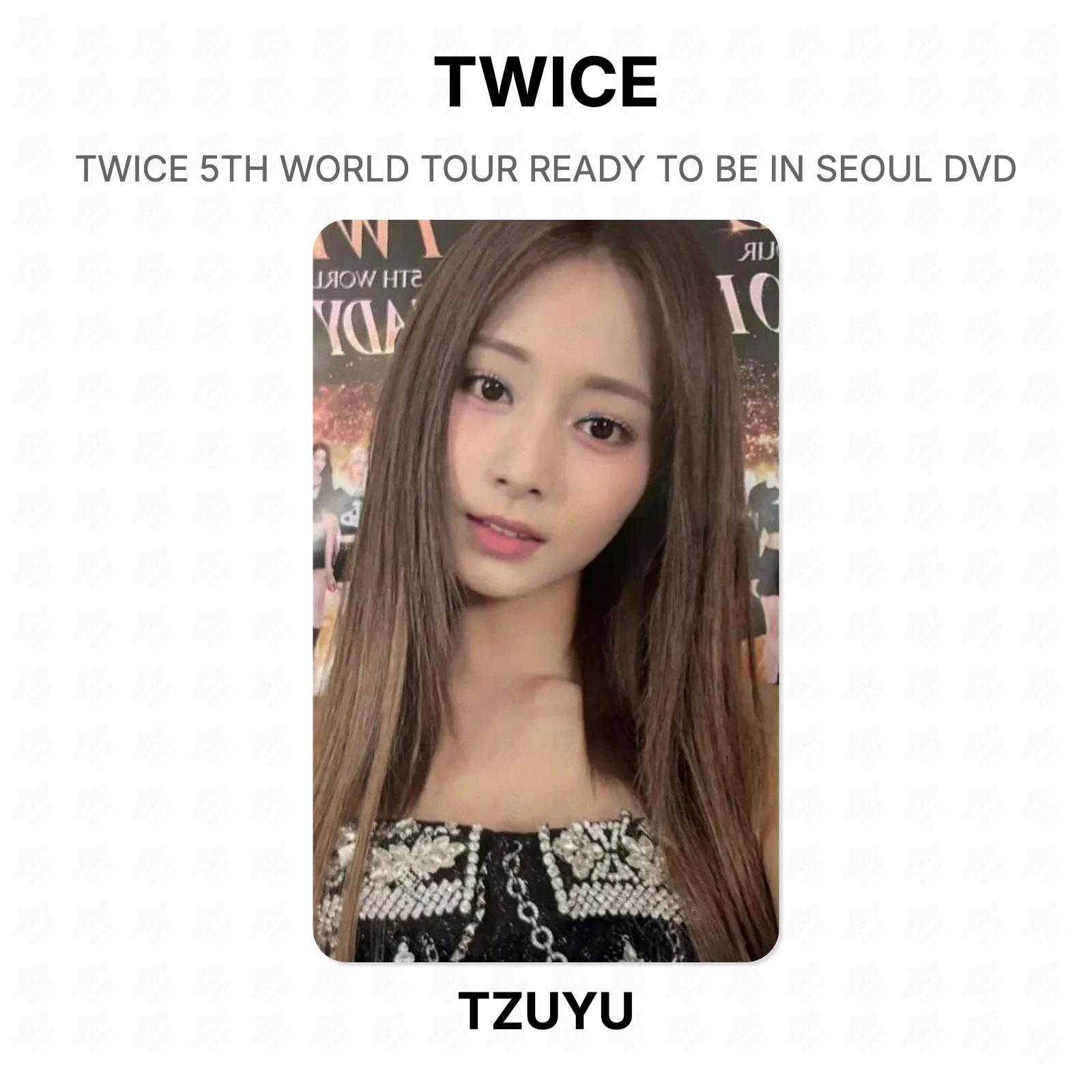 TWICE 5TH WORLD TOUR READY TO BE IN SEOUL DVD Official Photocard TZUYU