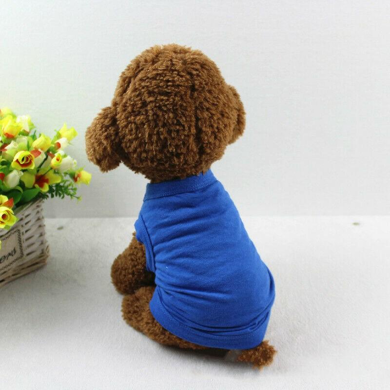 Buy Vest Pet Medium Tshirt Clothing Dogs Summer Cotton Cat Dog Plain Small Comfortable Clothes