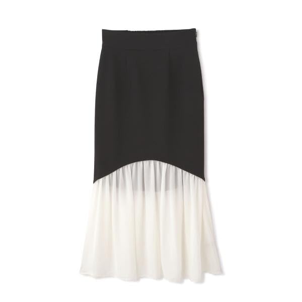JILL by JILL STUART High-Waisted Round-Cut Mermaid Skirt