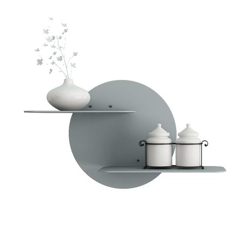 Nordisches Wandregal Hintergrundregal Eisenkunst Dekoregal Wohnzimmer Wandhängende Ausstellung Zwei Etagen Lagerregal