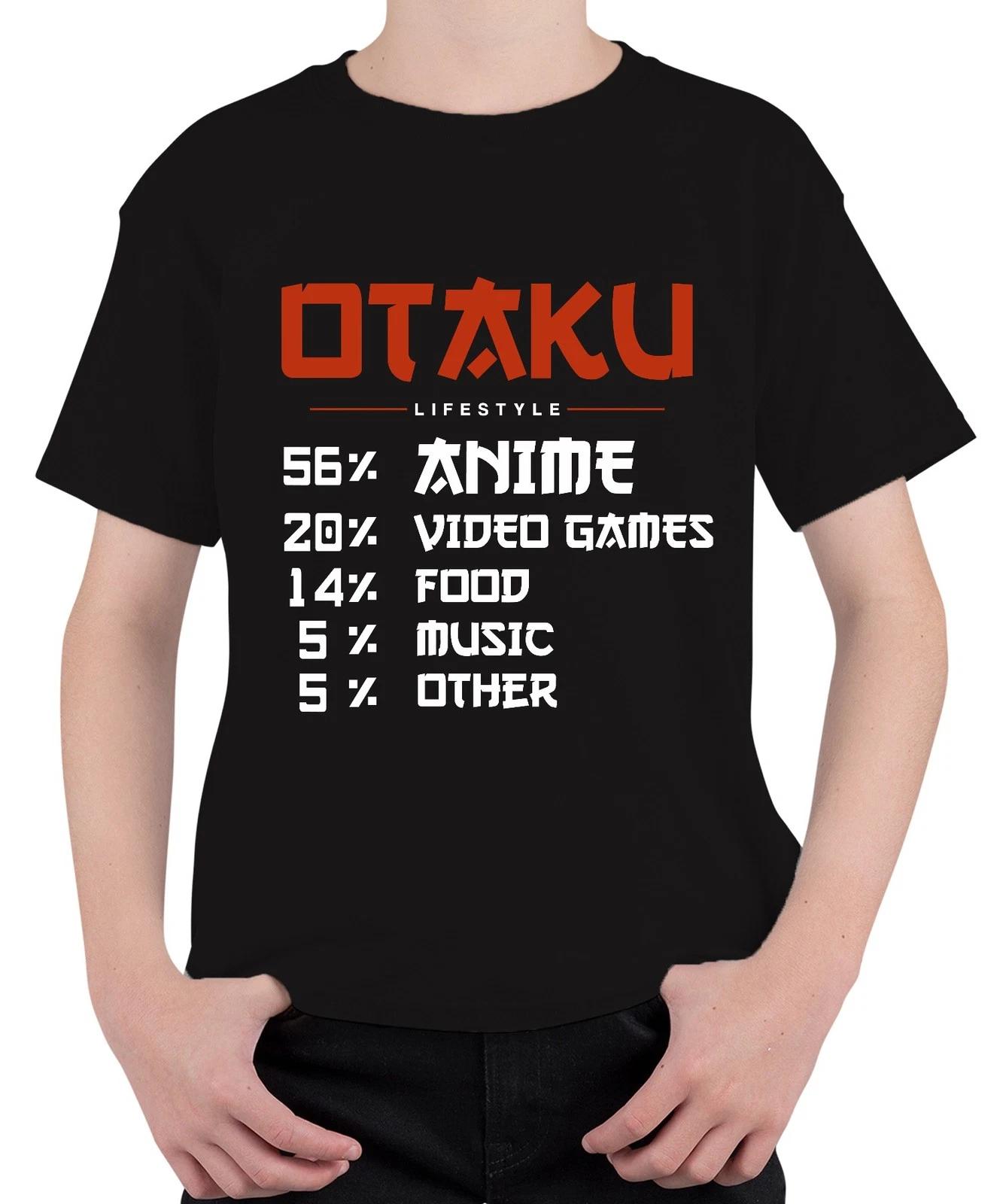 OTAKU LIFESTYLE 56% ANIME 20% VIDEO GAMES Manga Videospiele Japan Unisex Kinder XXXXL