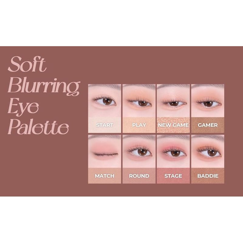 WAKEMAKE Soft Blurring Eye Palette Squid Game Edition