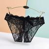 Underwear Women Sexy Lace Sheer Panties Sweet Bow Summer Japanese Ultra-Thin Open Crotch String Transparent Thong G-String