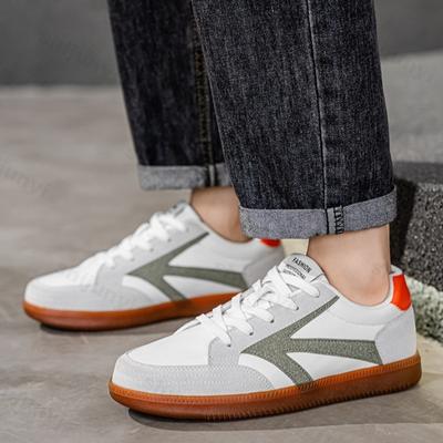 Fashion Niche Design Men's Low Top Casual Sports Shoes 2025 Autumn Breathable Fashion Trend Versatile Comfortable Non Slip Flat Sneakers