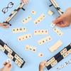 106 Delen Draagbare Koffer Rummy Kubus Spel 106 Stenen Rummy Stenen Klassiek Bordspel Spel voor Meerdere Spelers