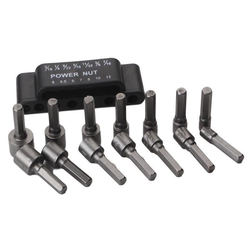 14-Piece Metric & Imperial Electric Screwdriver Socket Set