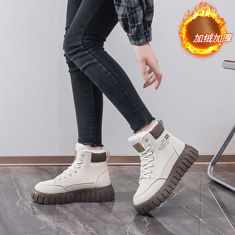Fashion Big Sole Long Purple Shoes Woman Woven Women's Boots Without Heel Sneakers Purple Sports Tenks Runners Due To Fashion